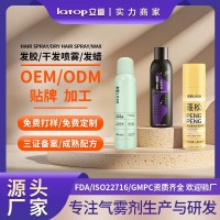 贴牌定制干发喷雾发胶蓬松加工男女定型干胶啫喱摩丝泡沫发蜡oem