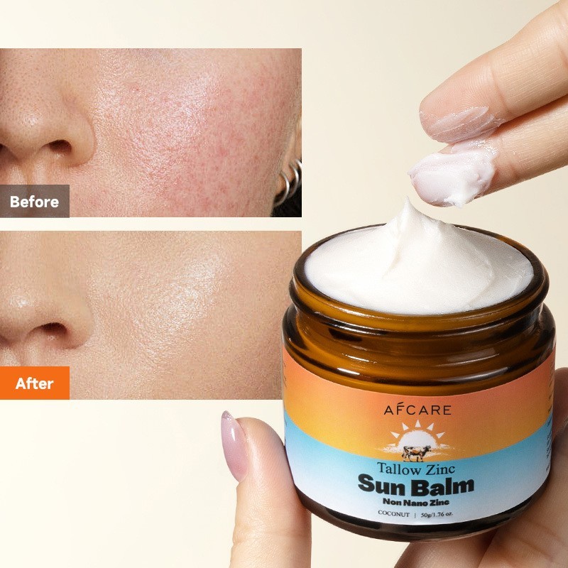 跨境牛脂+锌防晒霜保湿高倍防晒spf50+紫外线防护牛脂防晒膏定制图2