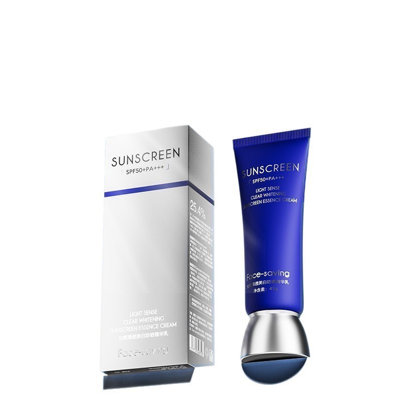 定制高倍美白防晒霜清爽不油腻SPF50+++防水防汗紫外线隔离防晒乳图3