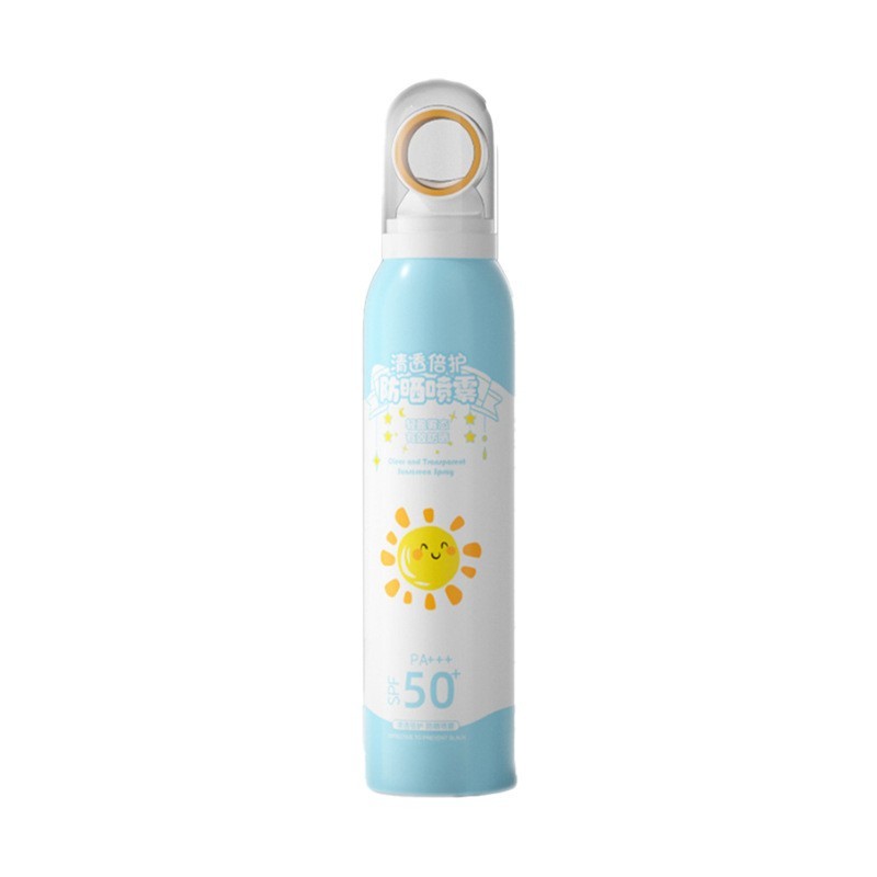定制小光圈防晒喷雾SPF50+++隔离紫外线防晒霜OEM代加工积雪草图5