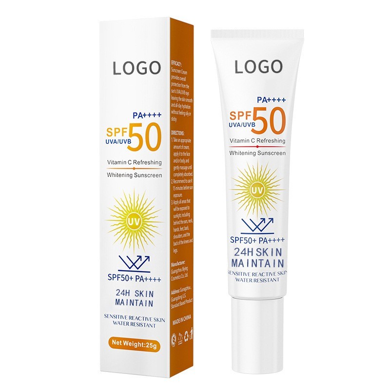 跨境英文防晒霜跨境防紫外线外贸厂家贴牌代加工防晒乳霜OEM贴牌图5