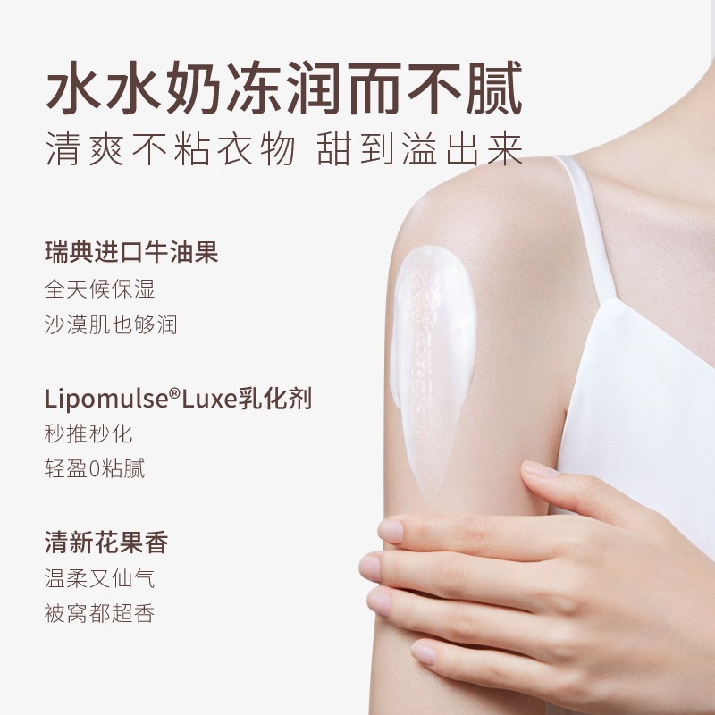 定制oem身体乳果酸焕白烟酰胺嫩肤柔滑贴牌代加工厂家美白身体乳图3