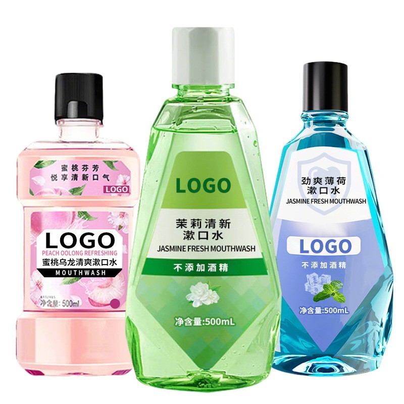 定制瓶装漱口水口气清新抑菌薄荷鲜果300ml清洁口腔护理厂家图5