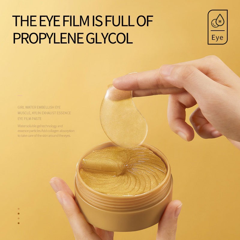 跨境专供黄金眼膜贴补水保湿贵妇眼膜 厂家oem加工贴牌图3