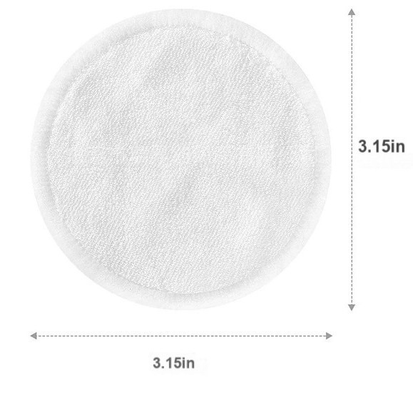 化妆棉厂家供应竹纤维卸妆棉垫多颜色可选棉网袋包装竹纤维卸妆垫图5