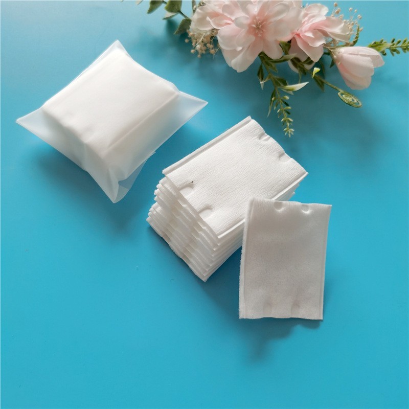 加厚化妆棉10片双面压边卸妆棉 一次性卸妆巾湿敷卸妆棉片袋装图4