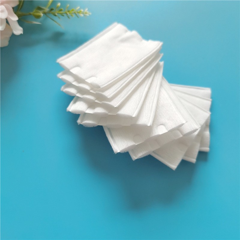 加厚化妆棉10片双面压边卸妆棉 一次性卸妆巾湿敷卸妆棉片袋装图3