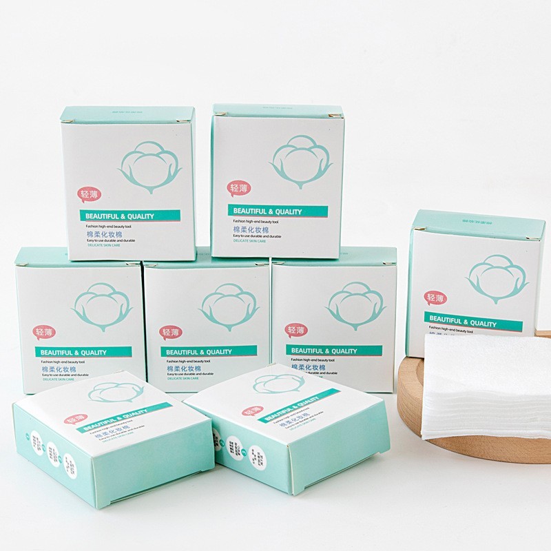 一次性湿敷化妆棉40片盒装便捷装旅行卸妆棉洁面巾卸妆棉图5