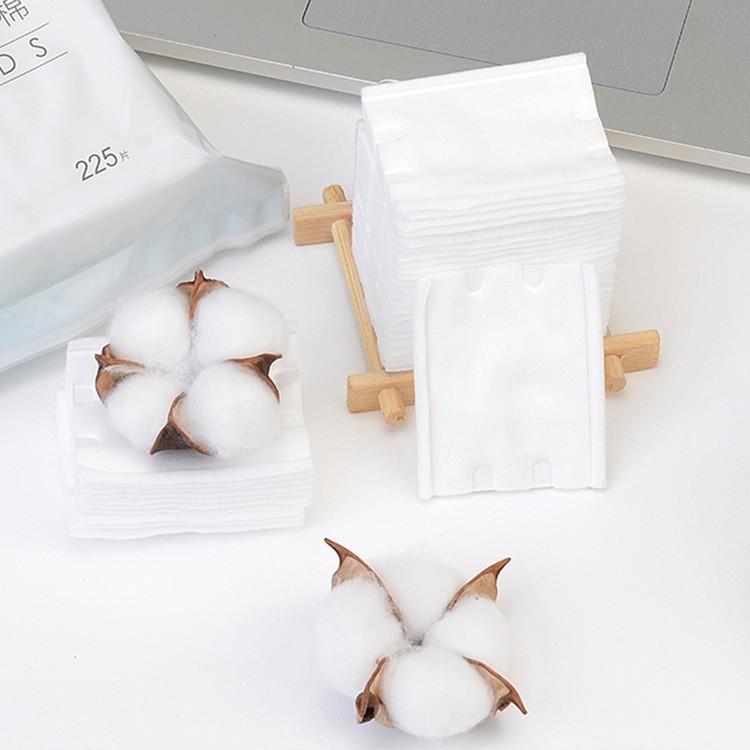 加工定制全棉一次性卸妆棉 纯棉AB面平纹化妆棉加厚圆形湿敷棉oem图2