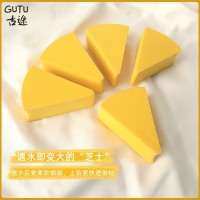 芝士扇形平面粉扑干湿两用便携影楼专用化妆海绵彩妆BB气垫粉扑