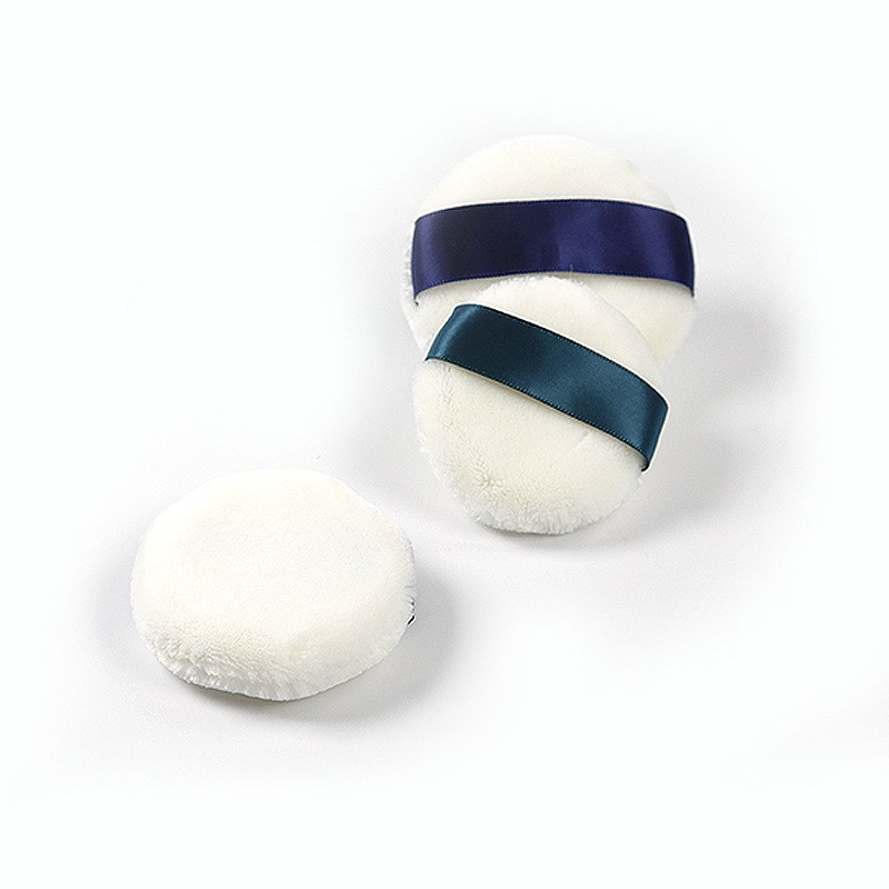 日本立绒散粉扑双面短绒圆形直绒定妆短绒干粉扑蜜粉粉饼替换工厂图5