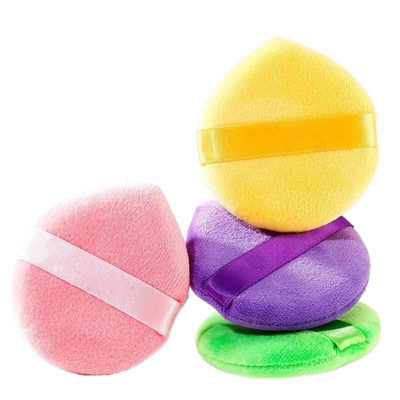 贴牌定制动物园毛毛粉扑植绒粉底液专用气垫散粉干湿两用不吃粉图5