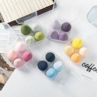 彩盒装美妆蛋4个装 葫芦粉扑水滴粉扑 彩妆蛋 化妆蛋斜切海绵粉扑