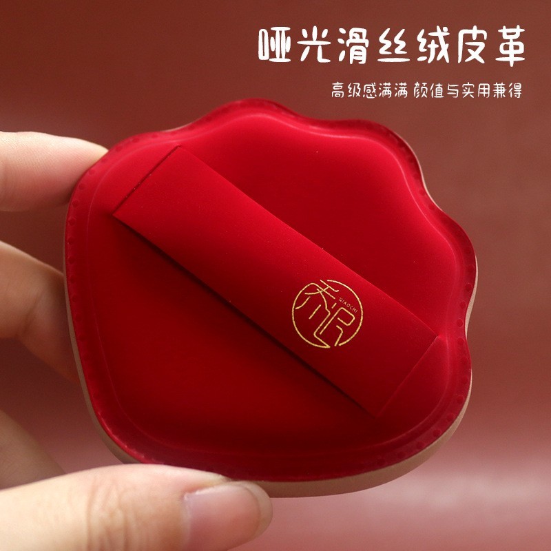 乔迟红贝贝棉花糖粉扑黑贝贝气垫粉扑咖色rubycell化妆海绵粉底图3