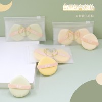 奶里奶气双面非乳胶干湿两用巨软泡水变大轻薄好用不卡粉上妆贴肤