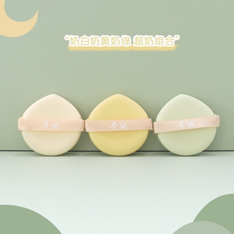 奶里奶气双面非乳胶干湿两用巨软泡水变大轻薄好用不卡粉上妆贴肤图4