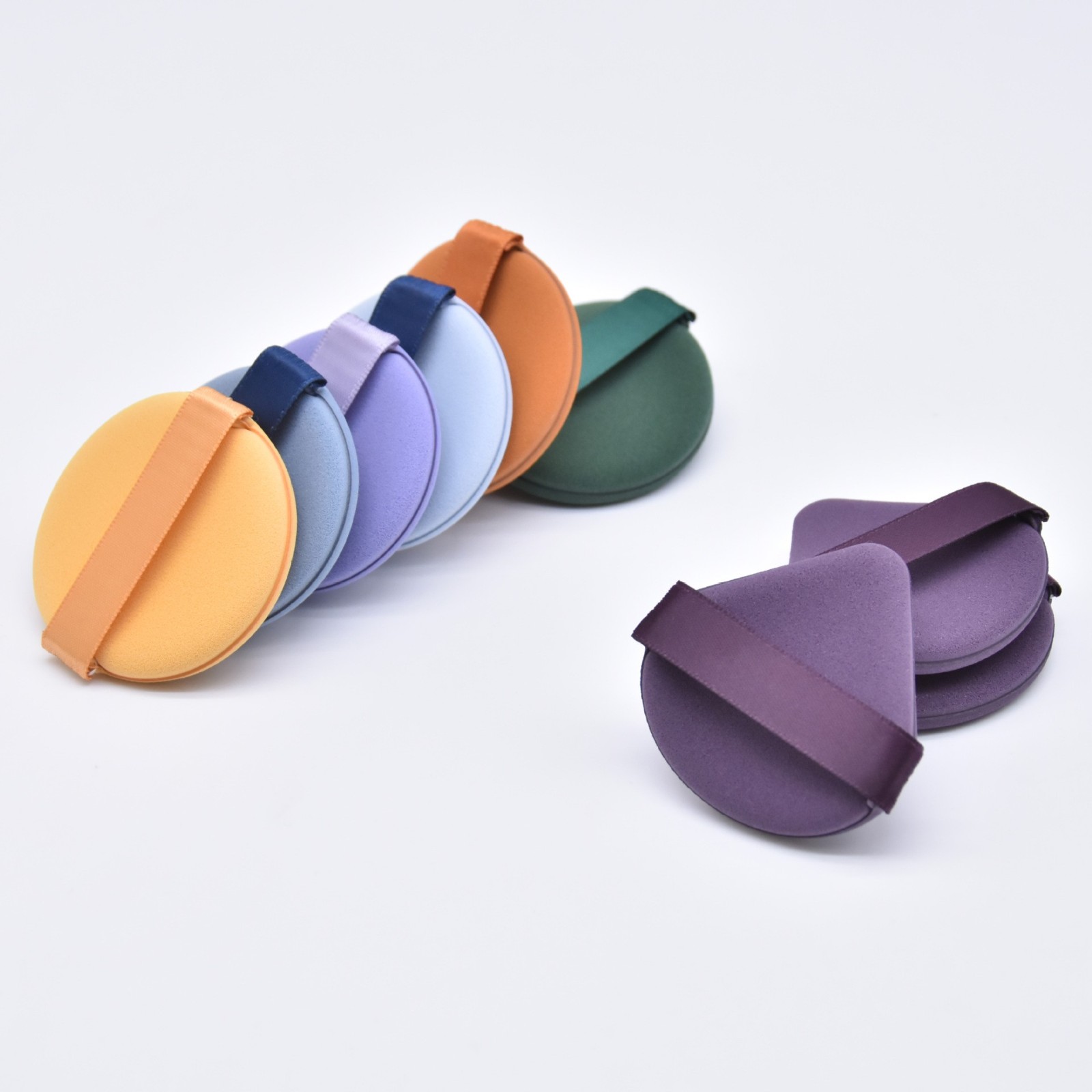 厂家定制双面实心非乳胶气垫粉扑遇水变大干湿两用不吃粉海绵图5