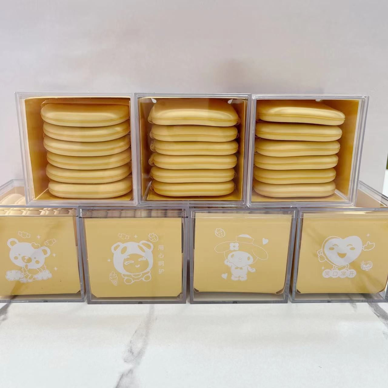 黄油粉扑遇水变大气垫粉扑双面可用美妆水滴化妆工具图4