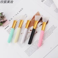 白杆粉杆软毛面膜刷面膜刷泥膜刷子涂抹器化妆刷调膜刷