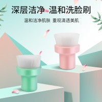日系新款洗脸刷马卡龙果冻色洁面刷面部清洁美妆工具