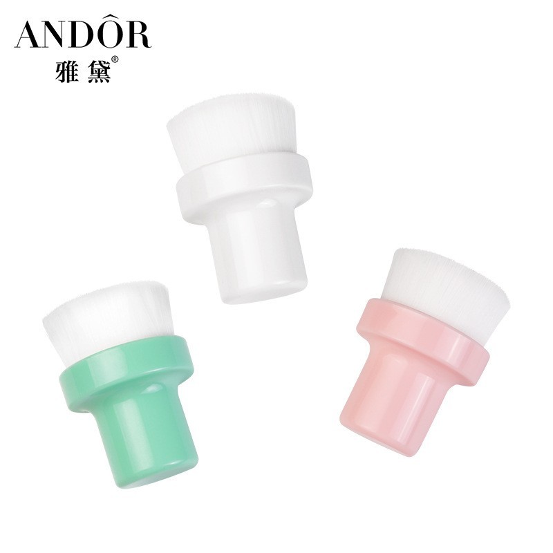 日系新款洗脸刷马卡龙果冻色洁面刷面部清洁美妆工具图5