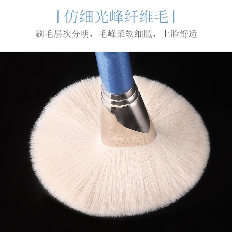 定制-11支黑风铃白风铃化妆刷初学者化妆刷套装柔软毛美妆工具图5