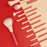 假日系列化妆刷套装新品草莓酸奶12支化妆套刷软毛美妆工具化妆刷