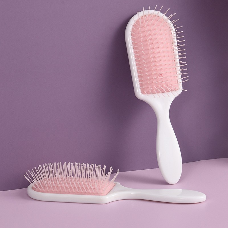 气囊按摩梳定制顺发护理美发梳粉色美发梳子长发梳养发护发图4