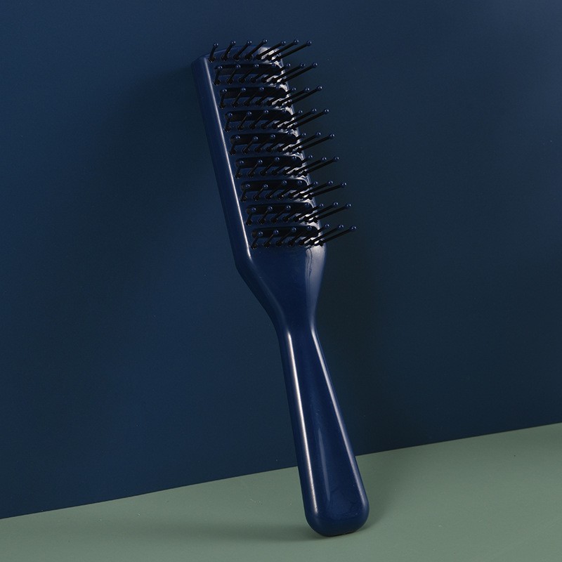 卷发梳定制塑料镂空排骨梳理发梳子头皮按摩梳大背头油头梳图2