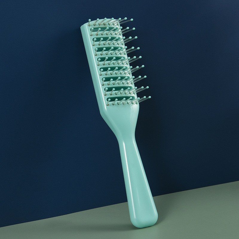 卷发梳定制塑料镂空排骨梳理发梳子头皮按摩梳大背头油头梳图4