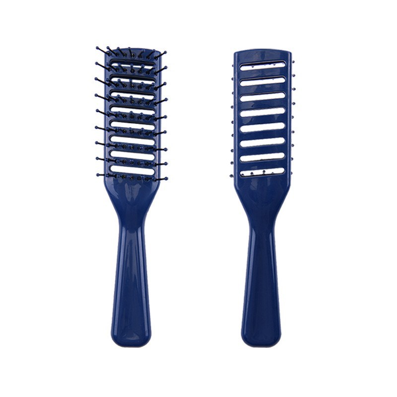 卷发梳定制塑料镂空排骨梳理发梳子头皮按摩梳大背头油头梳图5