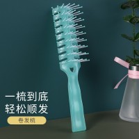 排骨梳吹风造型卷发梳学生女士居家按摩顺发塑料梳厂家