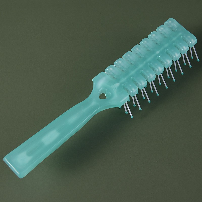 排骨梳吹风造型卷发梳学生女士居家按摩顺发塑料梳厂家图2