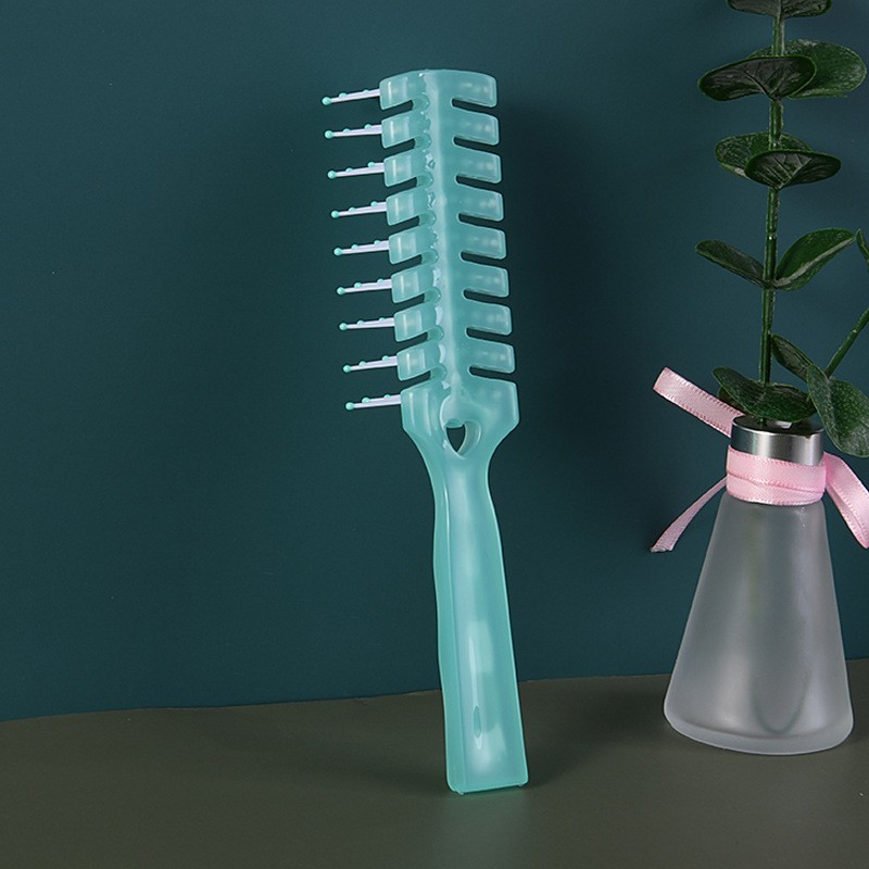 排骨梳吹风造型卷发梳学生女士居家按摩顺发塑料梳厂家图4