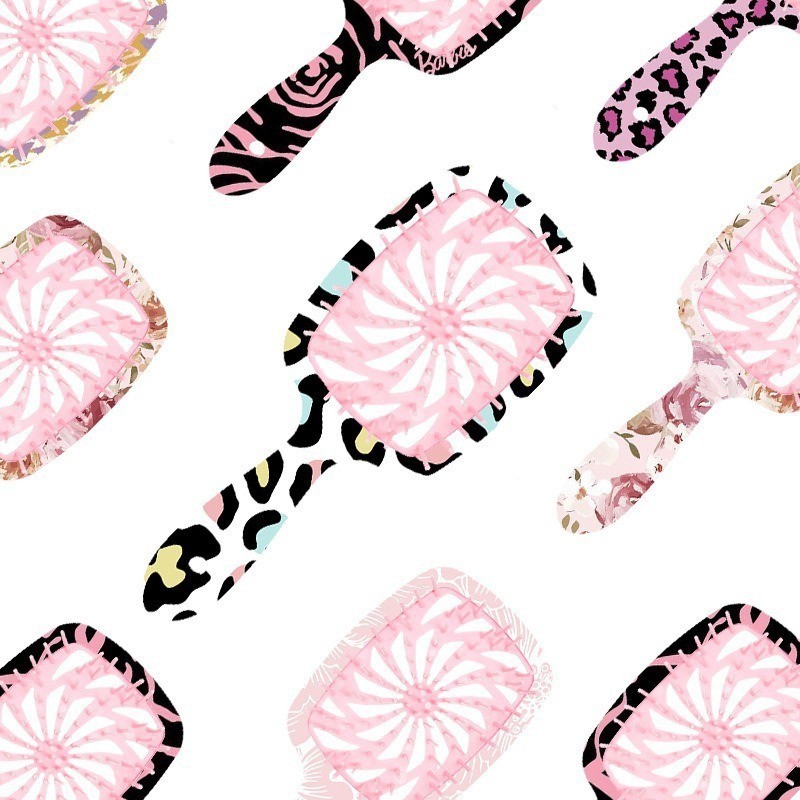 源头工厂水贴工艺镂空梳不易磨损掉色梳齿圆润不伤发蓬松美发梳子图4