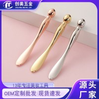 圆头眼部按摩棒双头大小号面霜勺挑棒美容棒精华导入棒涂抹眼霜棒