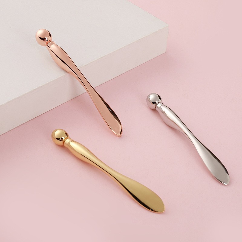 圆头眼部按摩棒双头大小号面霜勺挑棒美容棒精华导入棒涂抹眼霜棒图5
