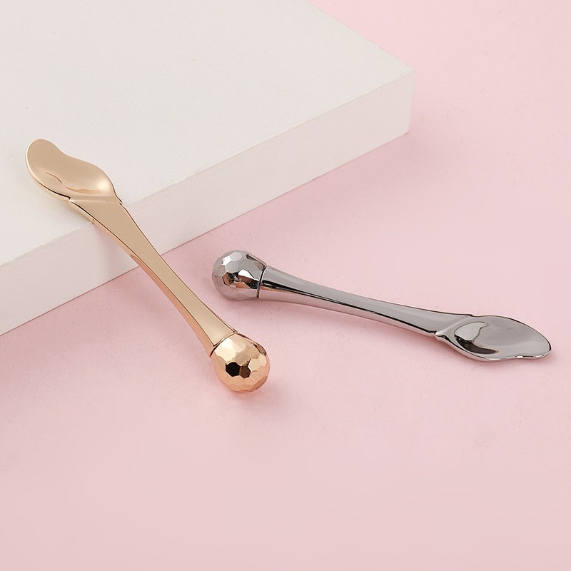 眼霜棒美容棒挖勺枪杀黑圈眼部按摩棒小鲸鱼涂抹棒滚珠眼霜按摩棒图3