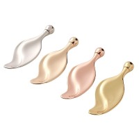 树叶按摩刮脸板滚珠面部提拉眼部脸部美容金属刮板