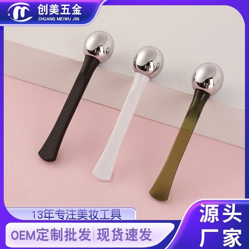 LM同款ABS眼霜棒 圆珠眼霜精华吸收导入棒去黑圈眼部美容按摩棒图2