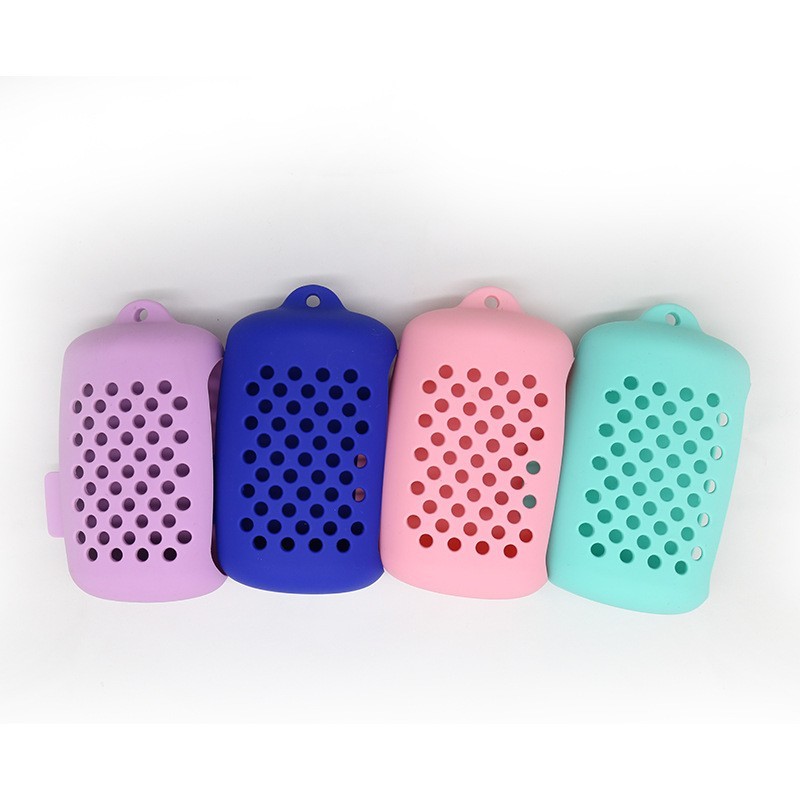 定制硅胶毛巾套 户外汗巾便携式收纳包 硅胶冷感毛巾套冰巾保护套图5