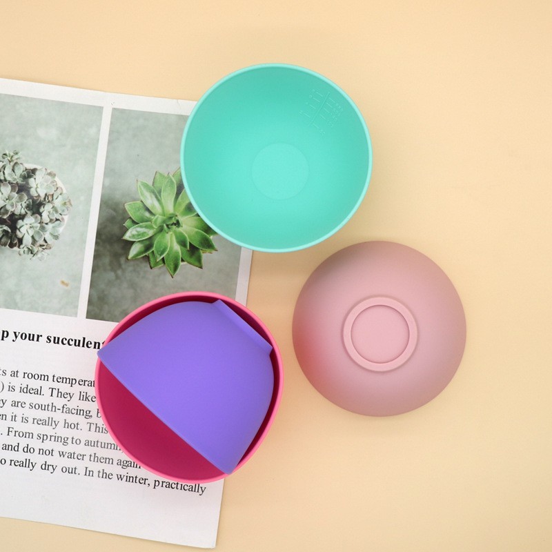 定制调膜碗居家diy面膜自制工具硅胶面膜碗硅胶面膜碗 定做婴儿碗图2