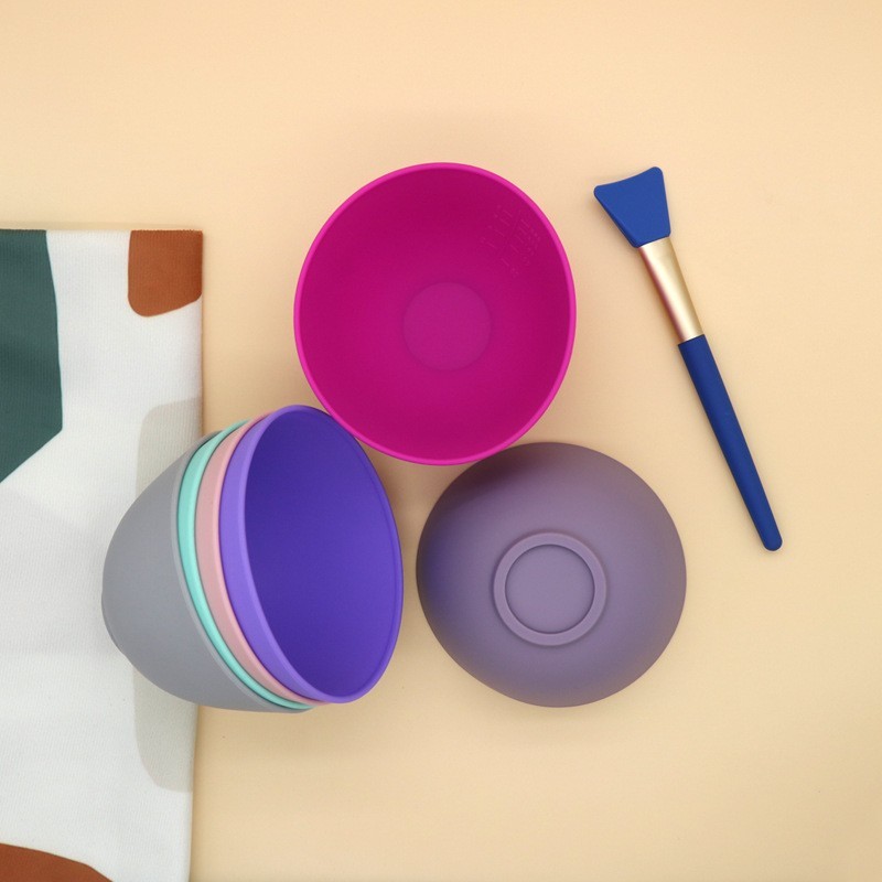 定制调膜碗居家diy面膜自制工具硅胶面膜碗硅胶面膜碗 定做婴儿碗图3