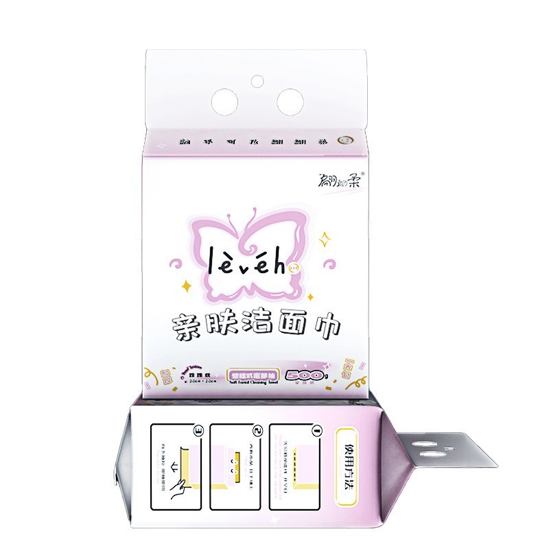 定制挂墙一次性洗脸巾现货抽取式家用洁面巾家庭装加厚棉柔巾图5