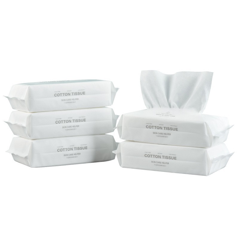 婴儿亲肤加厚抽取式一次性棉柔巾干湿两用洁面巾洗脸巾贴牌定制图5