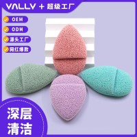 加工定制手套洗脸扑 水滴型Q弹深层清洁泡水变大卸妆粉扑泡沫绵密
