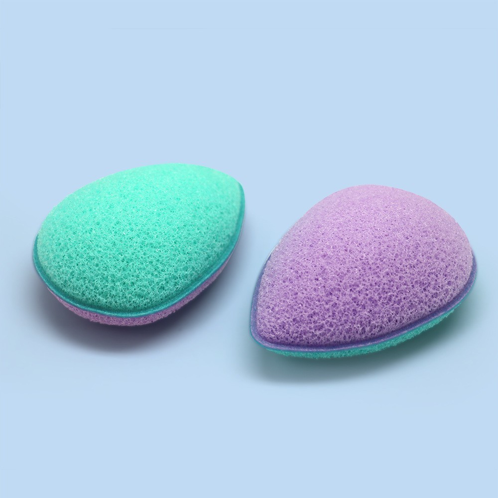 源头工厂水滴洗脸扑 加工定制深度清洁卸妆海绵泡沫绵密粉扑图2