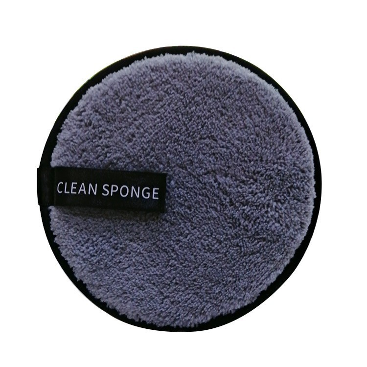 源头工厂短毛卸妆粉扑懒人清水洗脸扑卸妆绵美妆工具logo印制图4