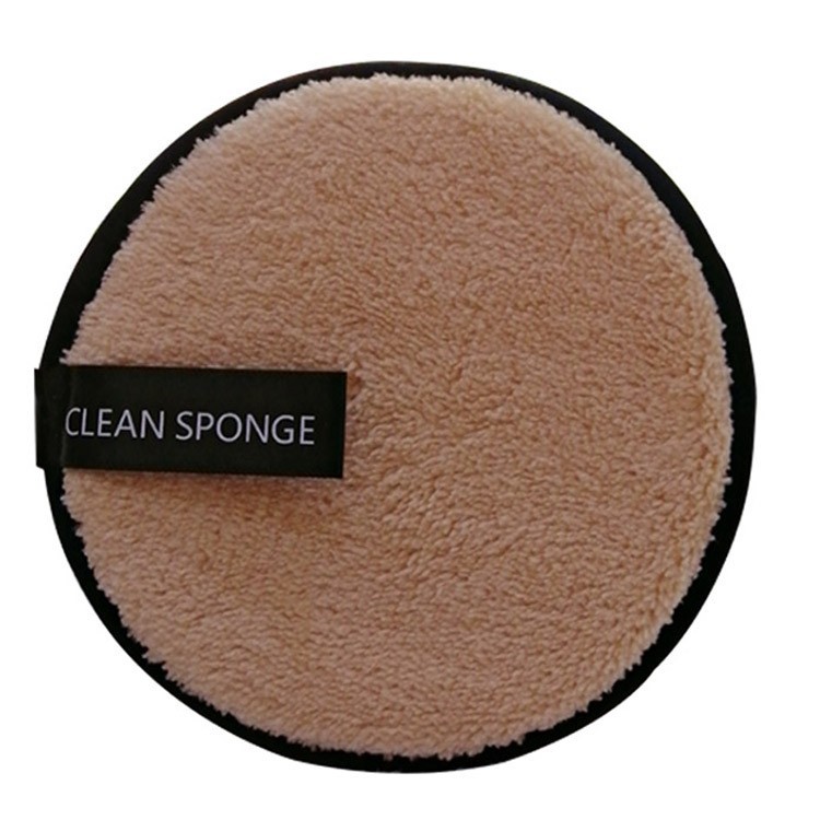 源头工厂短毛卸妆粉扑懒人清水洗脸扑卸妆绵美妆工具logo印制图3