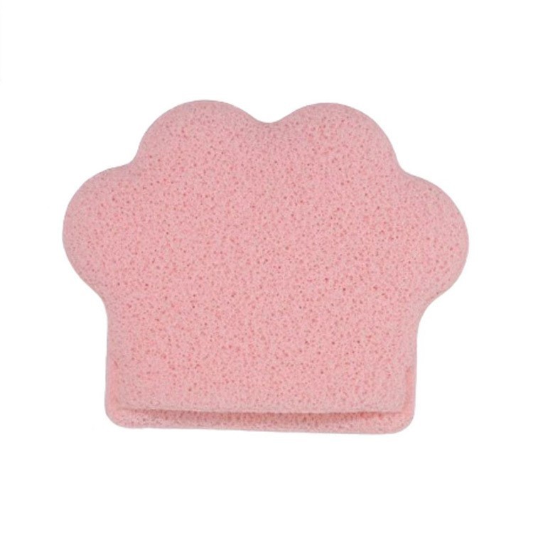 猫爪大号粉扑懒人洁面扑蜂窩状非乳胶洗脸扑卸妆粉扑美妆工具猫爪图3